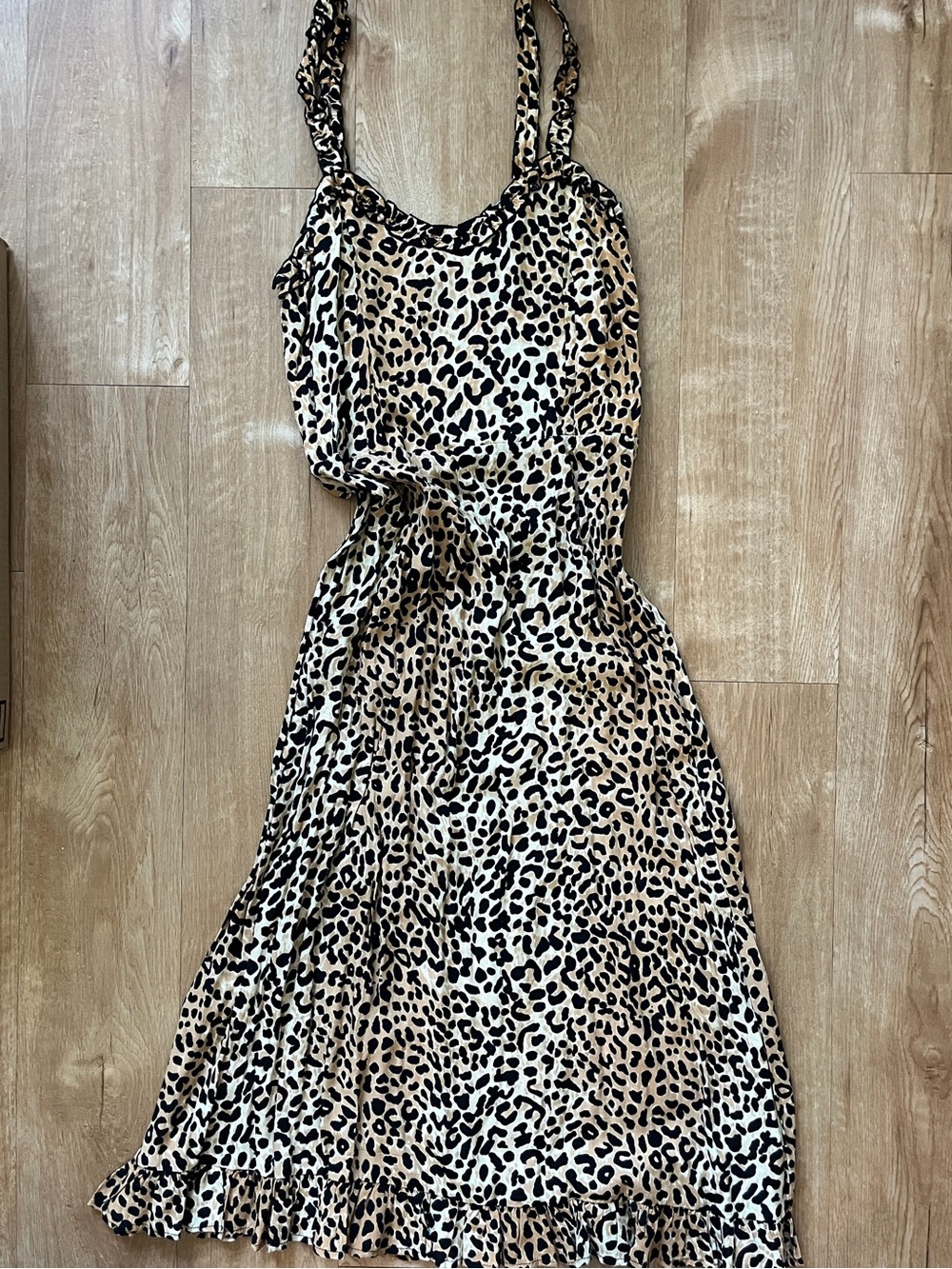 Faithfull the Brand Cheetah Print Noemie Midi Dress